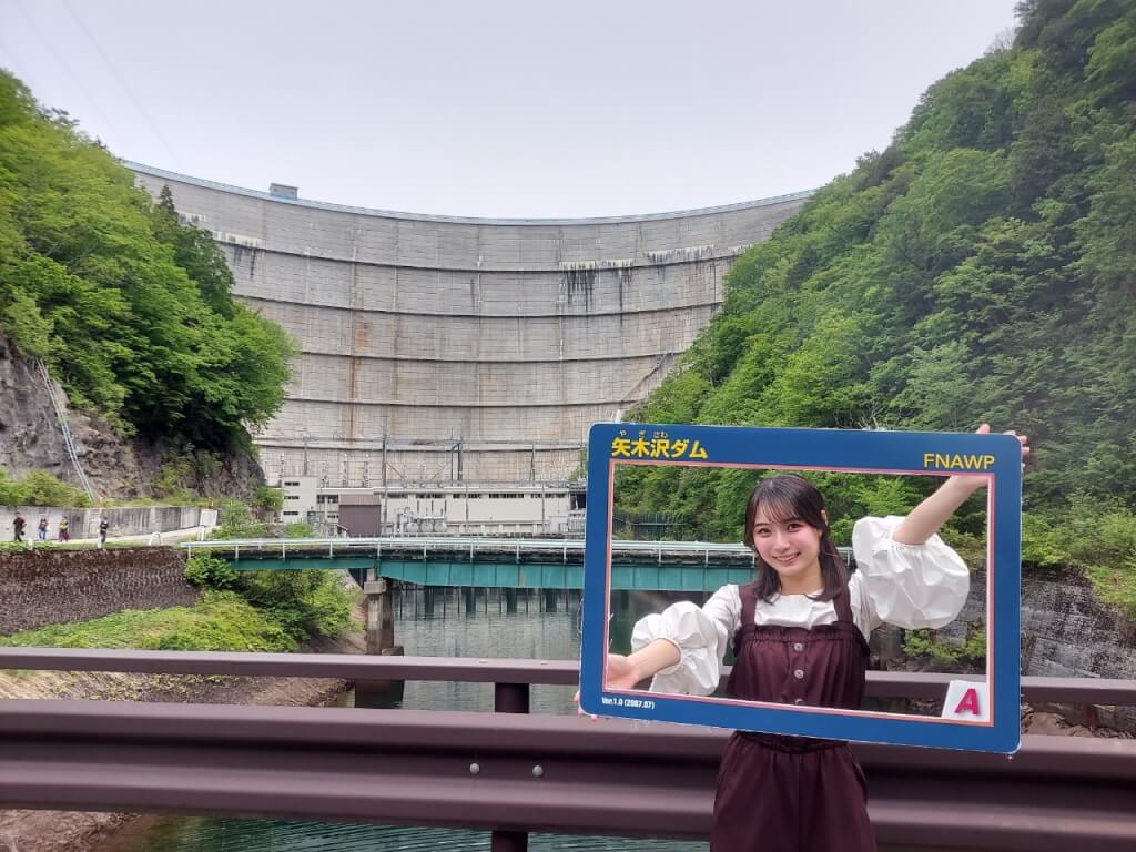 みなかみ3ダム春の点検大放流　八木沢ダム